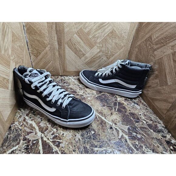 Vans Women's Off The Wall Skateboard Oldskool Black Shoes Size 8.  719 - Picture 1 of 12